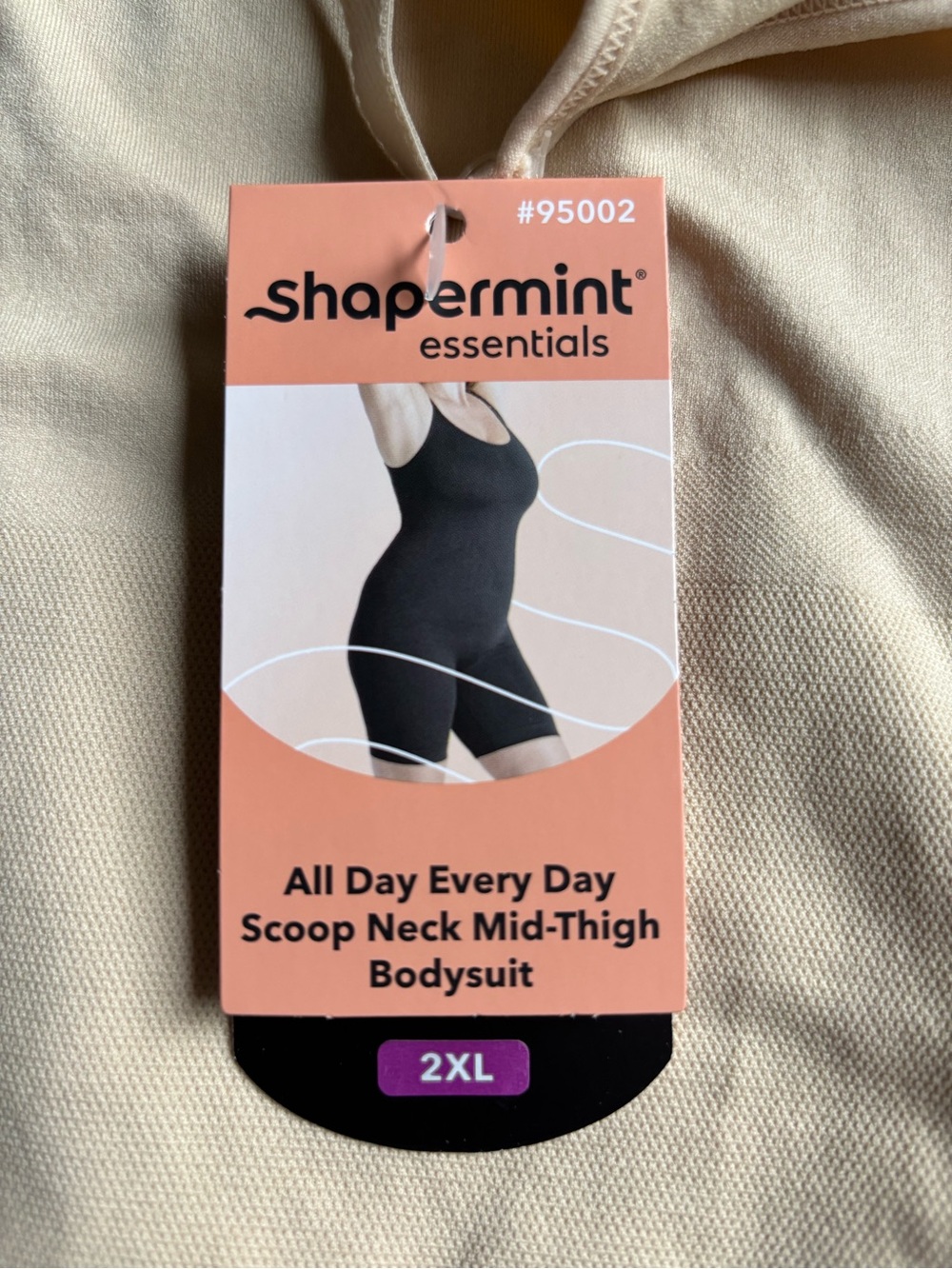 Plus size Shapeware Mid-thigh Bodysuit